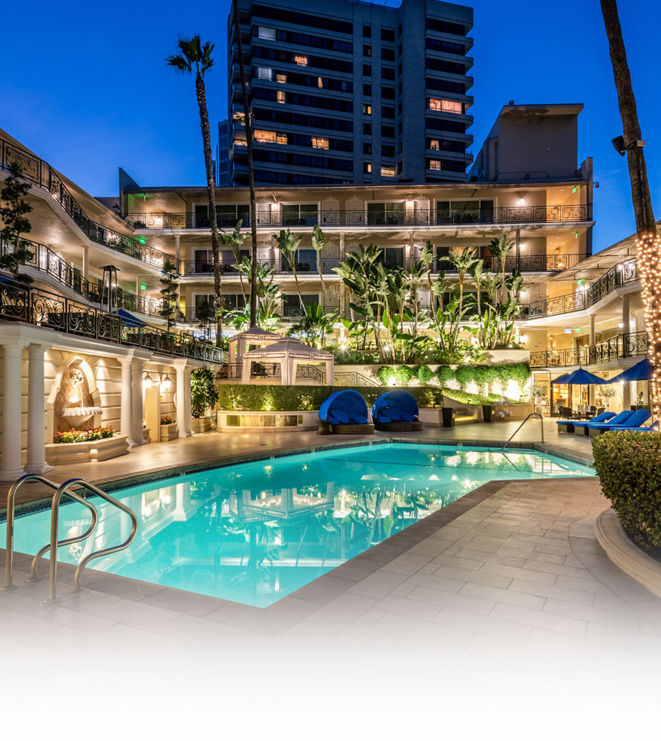 Beverly Hills Plaza Hotel & Spa  TOP RATED Boutique Hotel Near Rodeo Drive